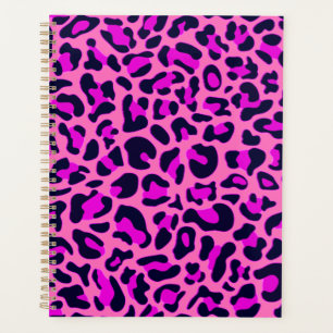 Agenda Chita Leopardo Manchas Selvagens Impressão Animal