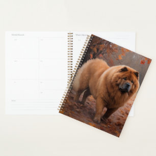Agenda Chow Chow em Autumn Leaves Cai Inspire