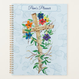 Agenda Christian Floral Cross