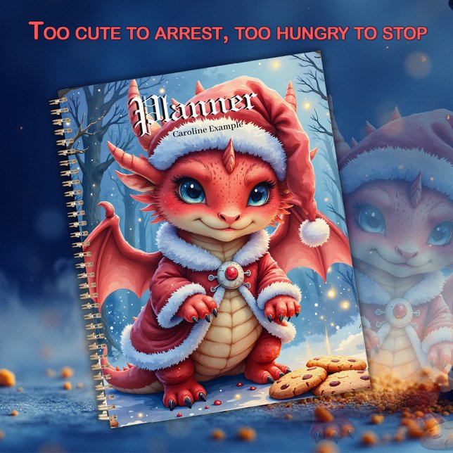 Agenda Christmas dragon, too cute to arrest,  (Criador carregado)