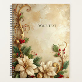 Agenda Christmas Floral Holiday Planner