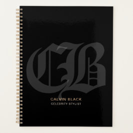 Agenda Chrome Hearts Estilo Minimalista Moderno Profissio