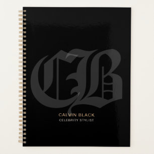 Agenda Chrome Hearts Estilo Minimalista Moderno Profissio