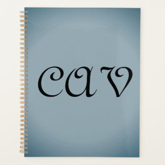 Agenda Cinza Azul
