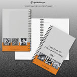 Agenda Cinzas, Black & Orange Service Collage Business<br><div class="desc">Cinzas modernas, Modelo do Planejador de Colagem de Serviços em Preto e Laranja - é um complemento elegante para a Coleção de Designs de Cinza e Itens de Marketing. Projetado para o empreendedor moderno, este planejador é perfeito para mostrar seus serviços e conectar-se com seu público. ● Recursos: ● Cobrir...</div>