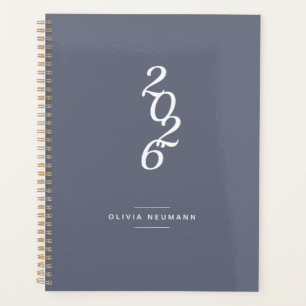 Agenda Cinzas minimalistas 2022 semanalmente Planead