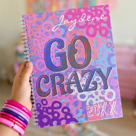 Agenda Círculos Sobrepostos Multicoloridos Com Texto