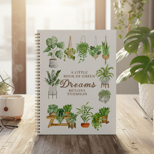 Agenda Citação de inspiração de planta de casa em aquarel