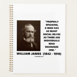 Agenda Citação de William James Muitos Eus Sociais