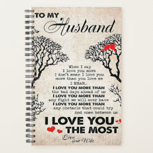 Agenda Citação Do Amor Pelo Marido Gift Idea, Marido Aniv