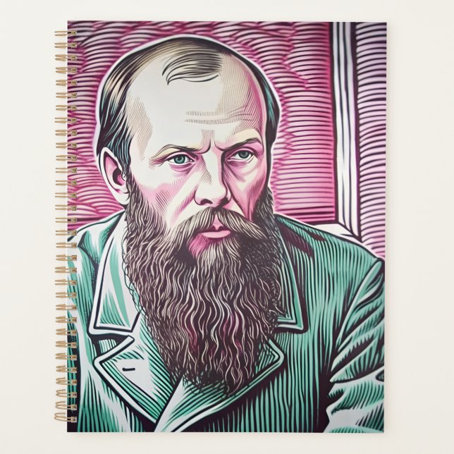 Agenda Citação existencial do Fyodor Dostoyevsky (Frente)