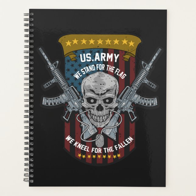 Agenda Citação Patriótica Militar dos EUA (Frente)