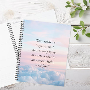 Agenda Citação Personalizada Minimalista Moderna Elegante