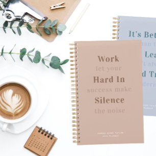 Agenda Citação Rosa Dusty Monograma mensal semanal