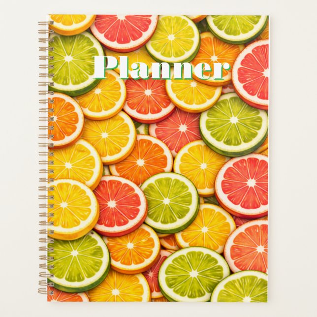 Agenda Citrus Fruit Planner Cover (Frente)