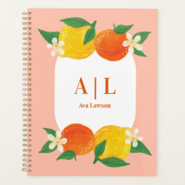 Agenda Citrus Lemon Orange Planner