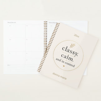 Agenda Classe, Calma e Produtividade no Controle