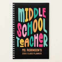 Classe Colorida de Design de texto de Professores 