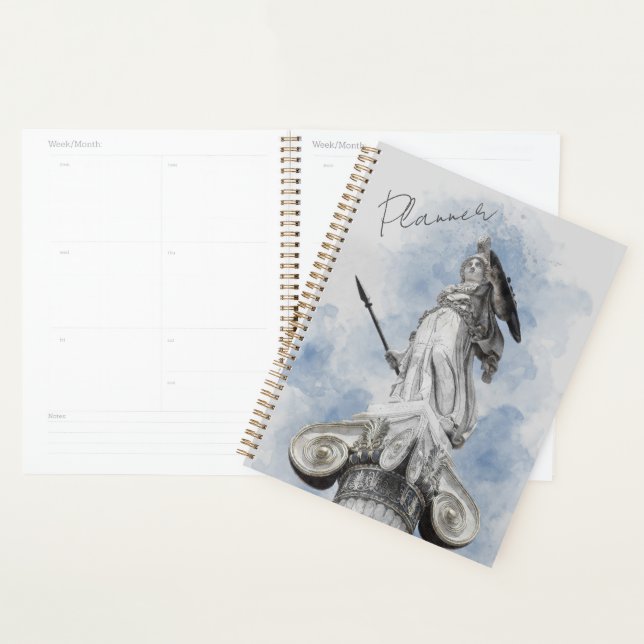 Agenda Classic Statue of Athena Planner – Greek Mythology (Exibição)