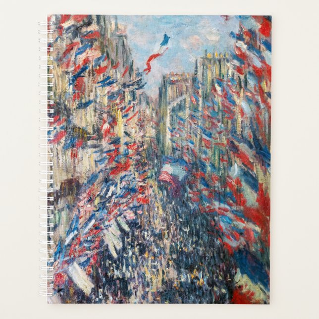 Agenda Claude Monet - La Rue Montorgueil - Paris (Frente)