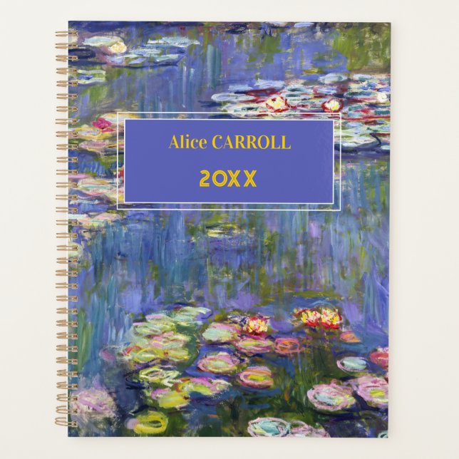 Agenda Claude Monet - Lírios/Ninfas (Frente)