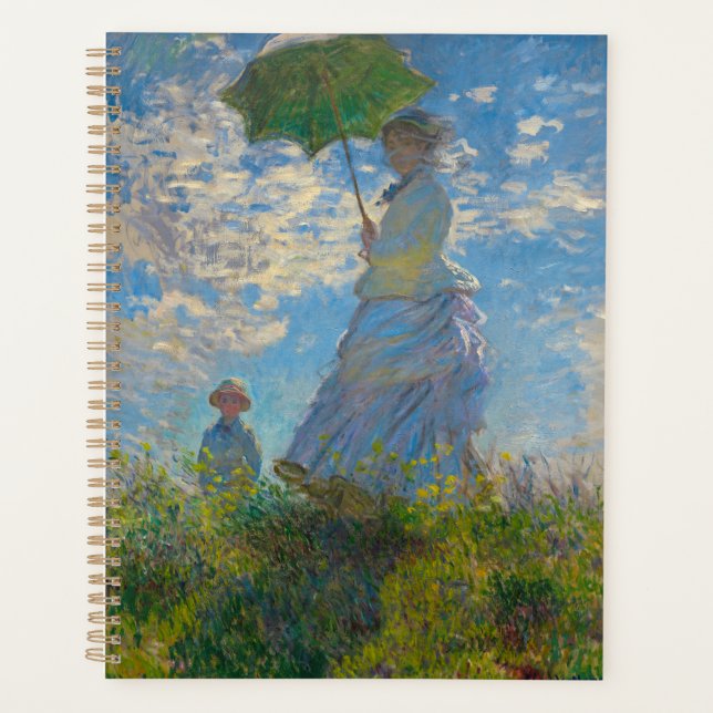 Agenda Claude Monet Mulher com Parasol (Frente)