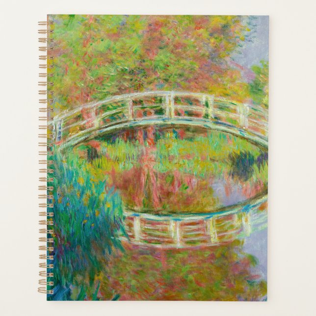 Agenda Claude Monet - Ponte Japonesa, Giverny (Frente)