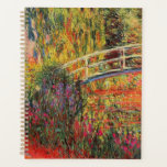 Agenda Claude Monet, The Japanese Bridge,<br><div class="desc">The Japanese Bridge (The Water-Lily Pond,  Water-Irises),  famous painting by Claude Monet.</div>