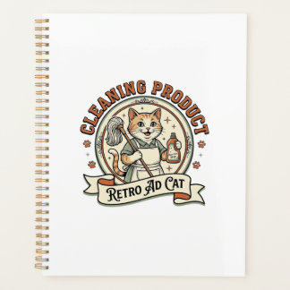 Agenda Cleaning Product Retro Ad Cat Cleaning Product Ret