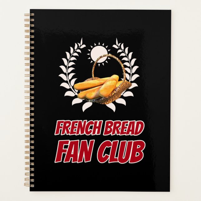 Agenda Clube de Fãs de Pão Francês Design (Frente)