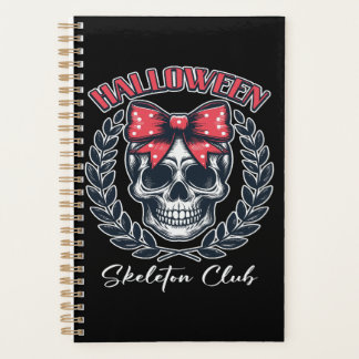 Agenda Clube do Esqueleto de Halloween