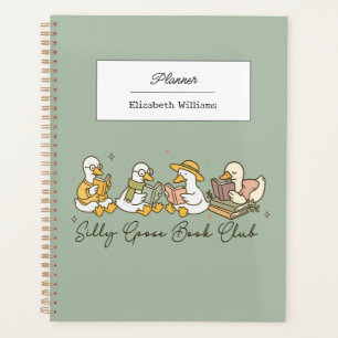Agenda Clube do Livro Silly Goose Diária Tema Ganso Fofo