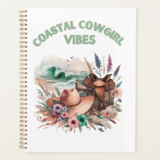 Agenda Coastal cowgirl vibes, floral feminine planner