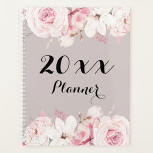 Agenda Cobrir do Duro do Elegante Floral Planner