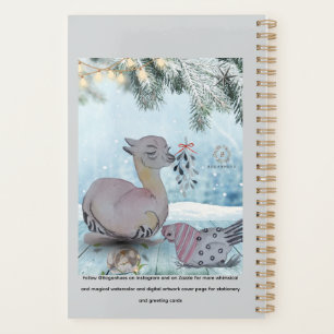 Agenda cobrir "Eleze style Lama with Polka Hen" Boganhues