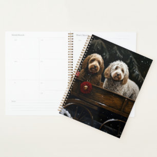 Agenda Cockapoo Trineve Trenó Natal Decoração