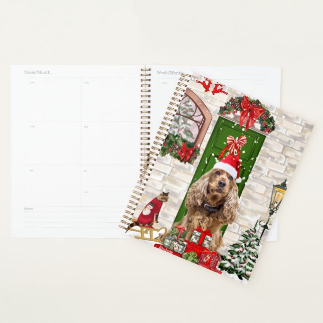 Agenda Cocker Spaniel Cachorro Natal (Exibição)