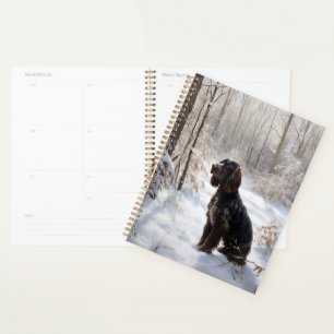 Agenda Cocker Spaniel Deixe-o nevar no Natal