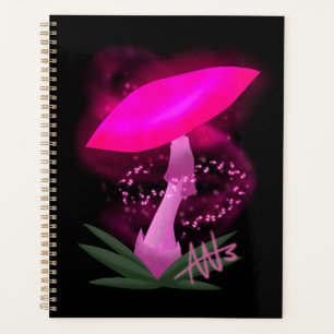 Agenda Cogumelo Rosa bonito