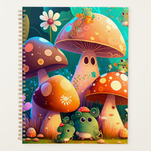 Agenda Cogumelos lindos para o quarto de criança