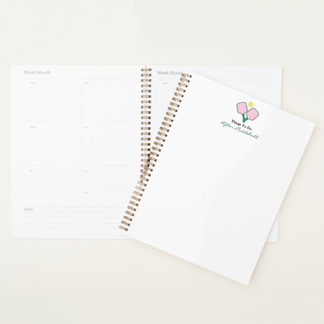 Agenda Coisas a Fazer Depois do Pickleball (Exibição)