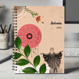 Agenda Colagem Bonito Colorida Floral Coletiva Mensal