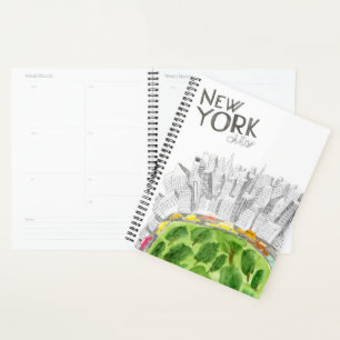 Agenda Colagem Central Park & Nova Iorque