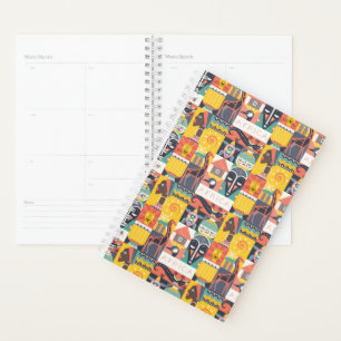 Agenda Colagem de Arte Simbólica Africana