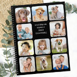 Agenda Colagem de Fotografias Moderna Personalizada para<br><div class="desc">Planejador de calendário de colagem de fotos personalizado. Mantenha todos os seus compromissos e agendamento à mão com o nosso divertido planejador de fotos, que tem 11 fotos para personalizar e nomear. Este planejador de colagens de fotos de tendências é perfeito para o horário de trabalho, eventos escolares para crianças,...</div>