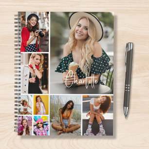 Agenda Colagem de Fotografias Múltiplas Simples Personali