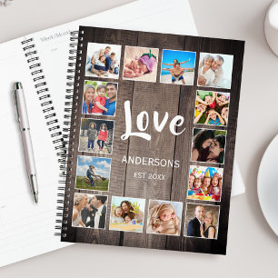 Agenda Colagem de Fotografias Personalizada Farmhouse Rus