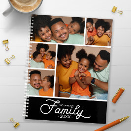 Agenda Colagem de Fotos da Família Moderna