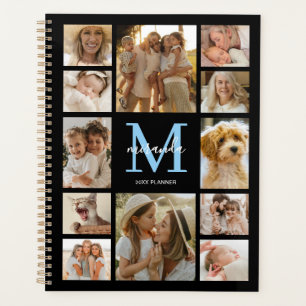Agenda Colagem de Fotos de Família Personalizada com Mono