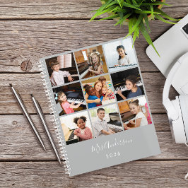 Agenda Colagem de Fotos de Professores de Música Personal